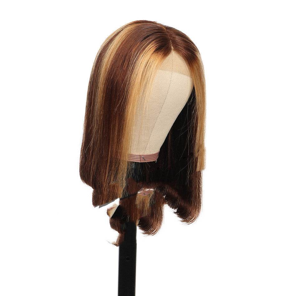 Piano Color Bob Headgear HumanHair - Style & confort