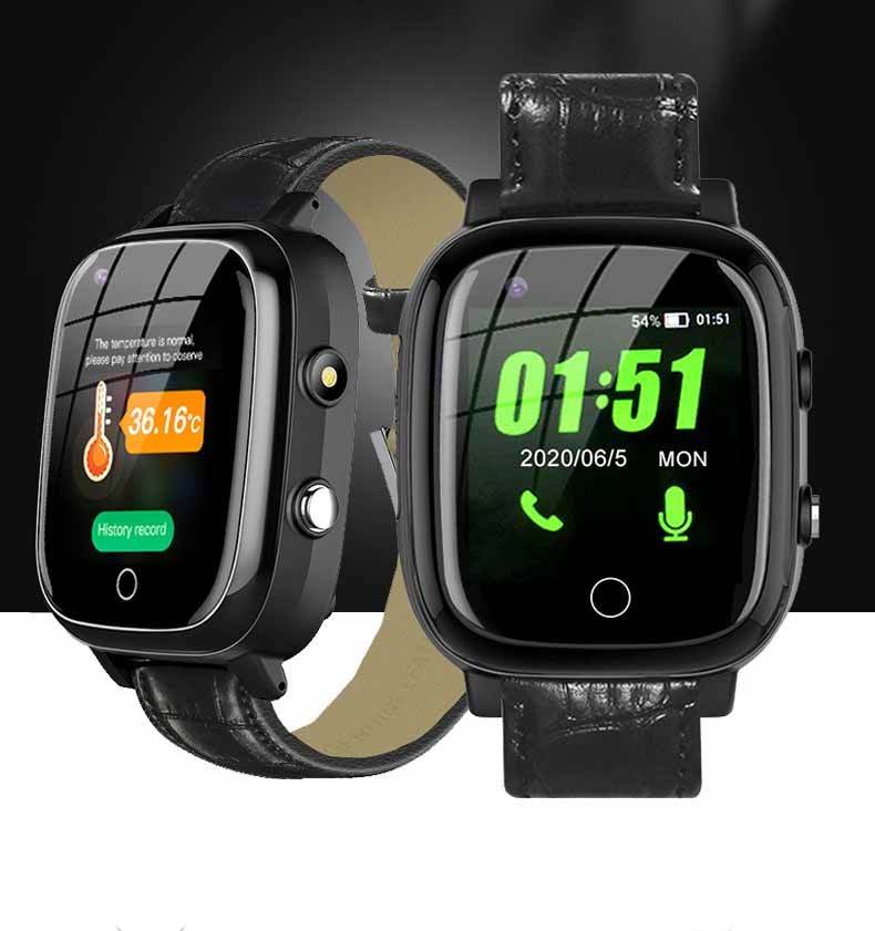 Montre connectée 4G pour personnes âgées avec positionnement GPS - Style & confort