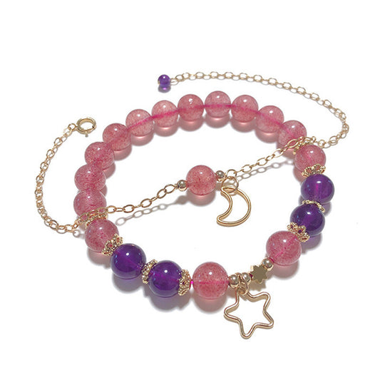 Peach blossom bracelet for women