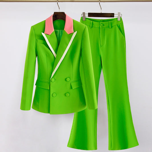 Elegant suit with elegant stitching