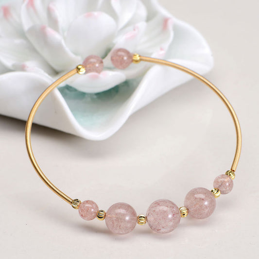 Bracelet simple en cristal naturel