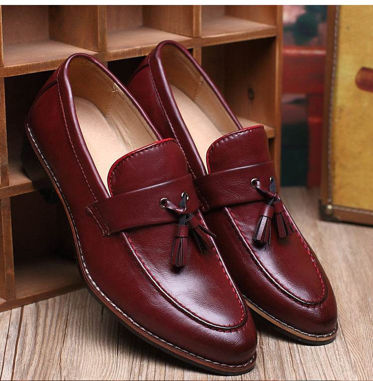 Mocassins à pampilles rétro britanniques pour hommes - Style & confort