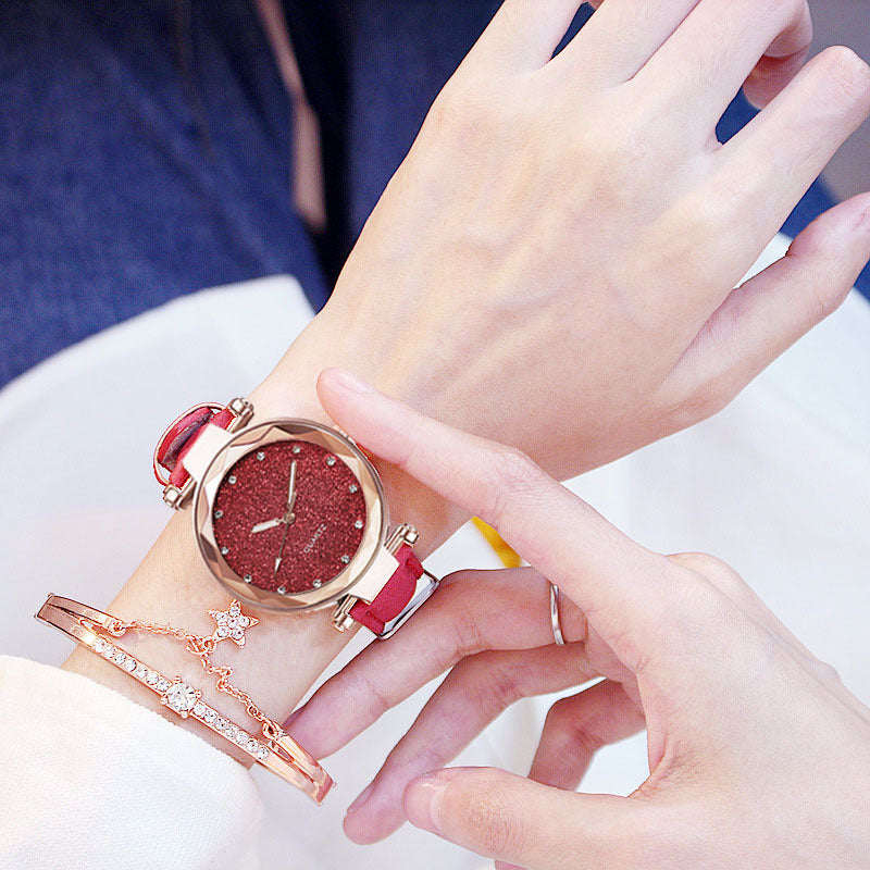 Coffret cadeau montre-bracelet pour femme