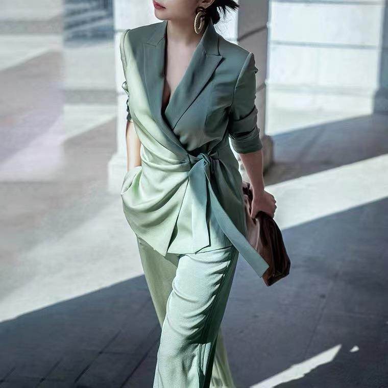 Ensemble costume en soie - Style & confort