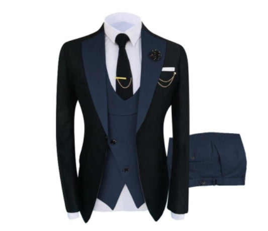 Men's Casual Three-Piece Suit