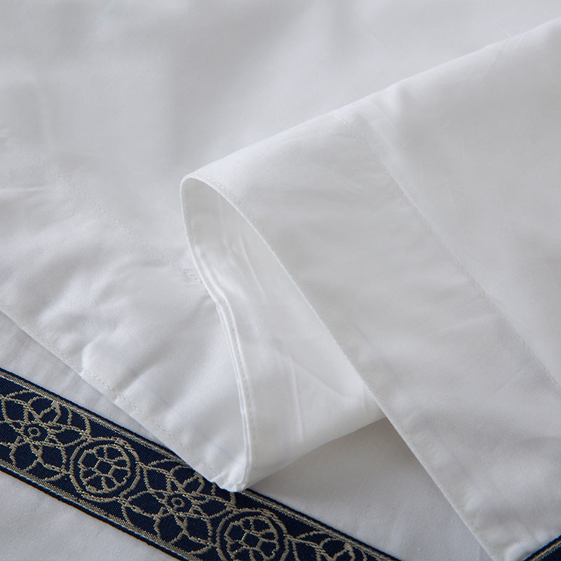 Housse de couette simple en satin de coton 60 % cinq étoiles