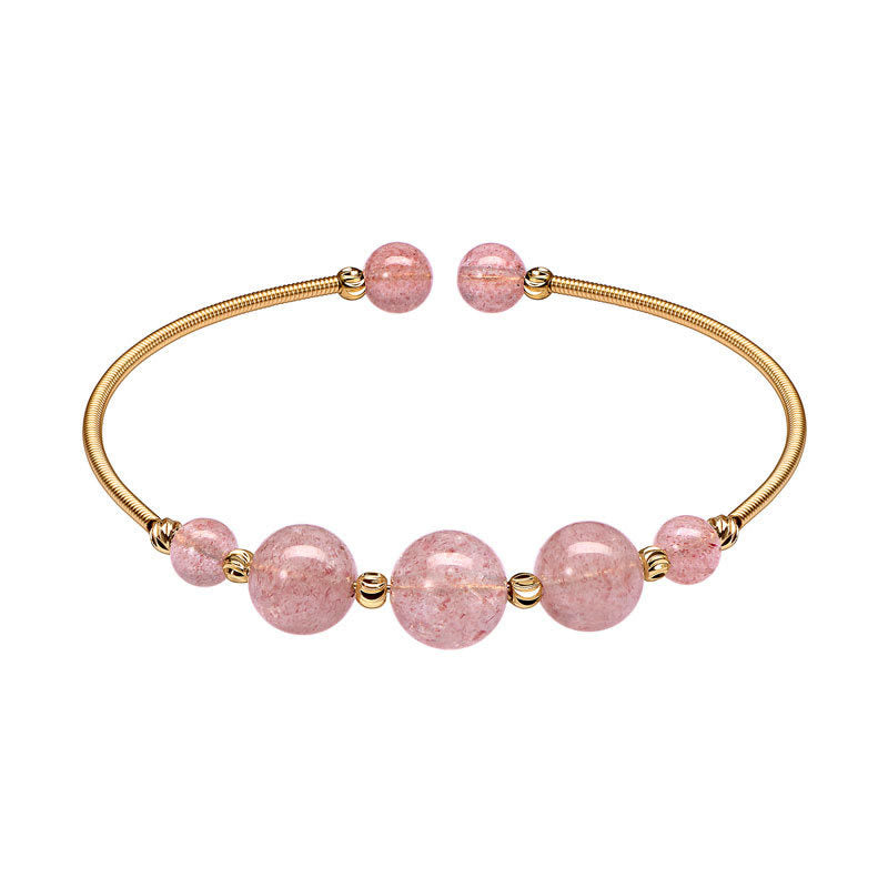 Bracelet simple en cristal naturel