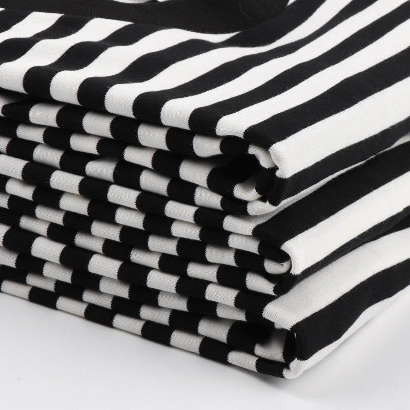 T-shirt simple à manches courtes et à rayures pour homme - Style & confort