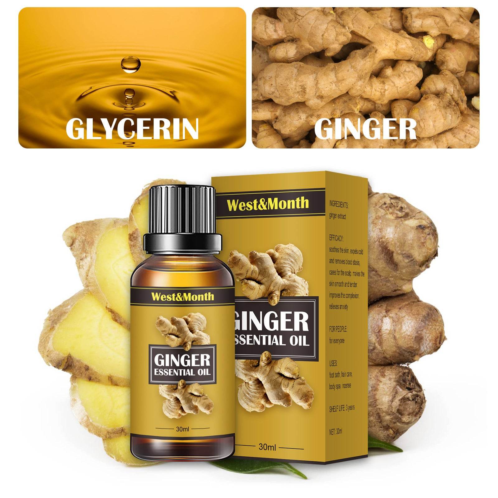 Huile corporelle amincissante et hydratante pour la peau - Style & confort