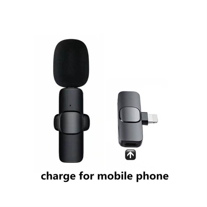 Microphone Lavalier sans fil Mini micro d'enregistrement audio vidéo portable - Style & confort