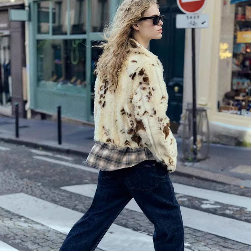 European And American Style Fall And Winter Lapels Casual Top