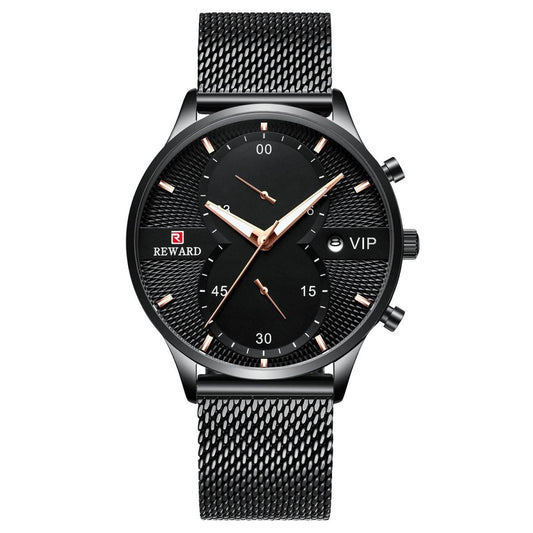 Montre Homme Quartz Etanche Calendrier Horloger - Style & confort