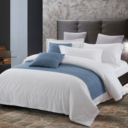 Housse de couette simple en satin de coton 60 % cinq étoiles