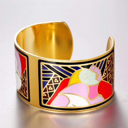 European and American style women's enamel bracelet