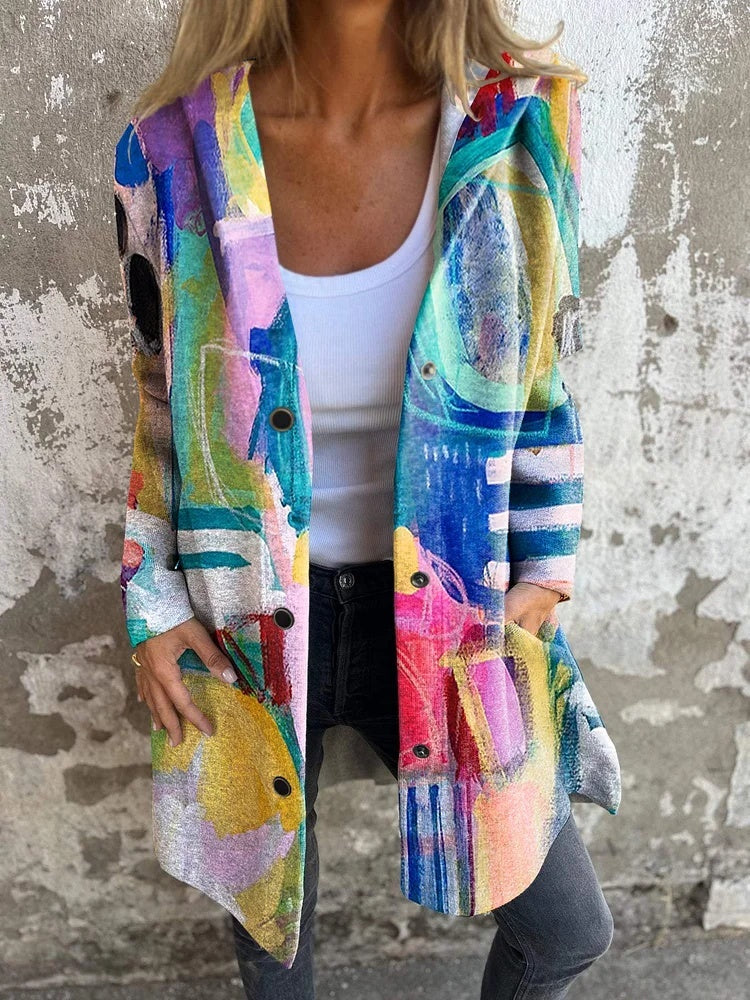 Women's Autumn And Winter Long Loose Coat