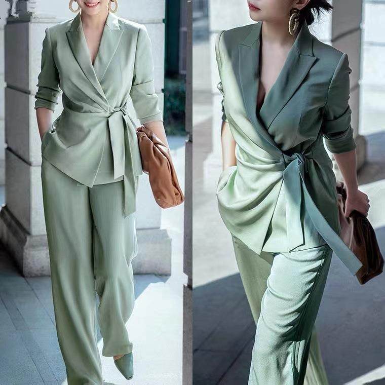 Ensemble costume en soie - Style & confort
