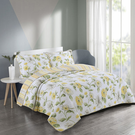 Ensemble de couverture de lit trois pièces fait main