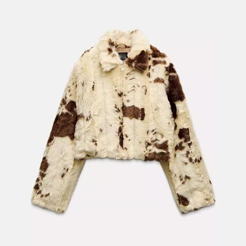 European And American Style Fall And Winter Lapels Casual Top