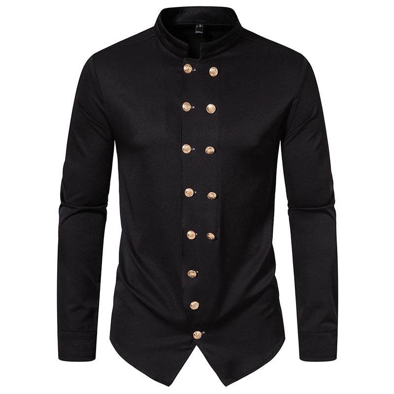 Chemise de couleur unie pour hommes - Style & confort