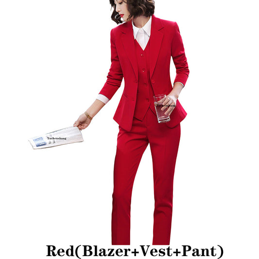 3-piece long-sleeved work suit