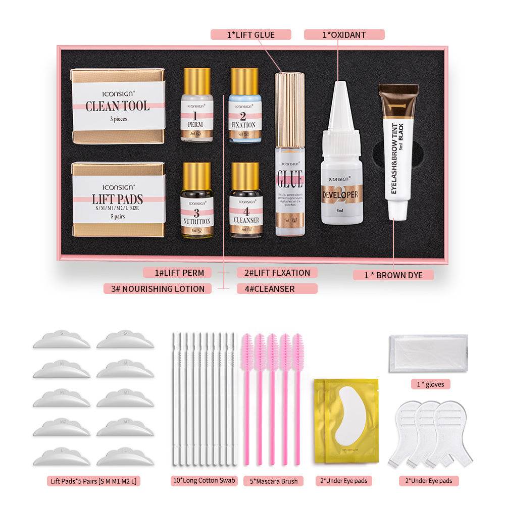 Kit de teinture pour cils et sourcils ICONSIGN - Style & confort