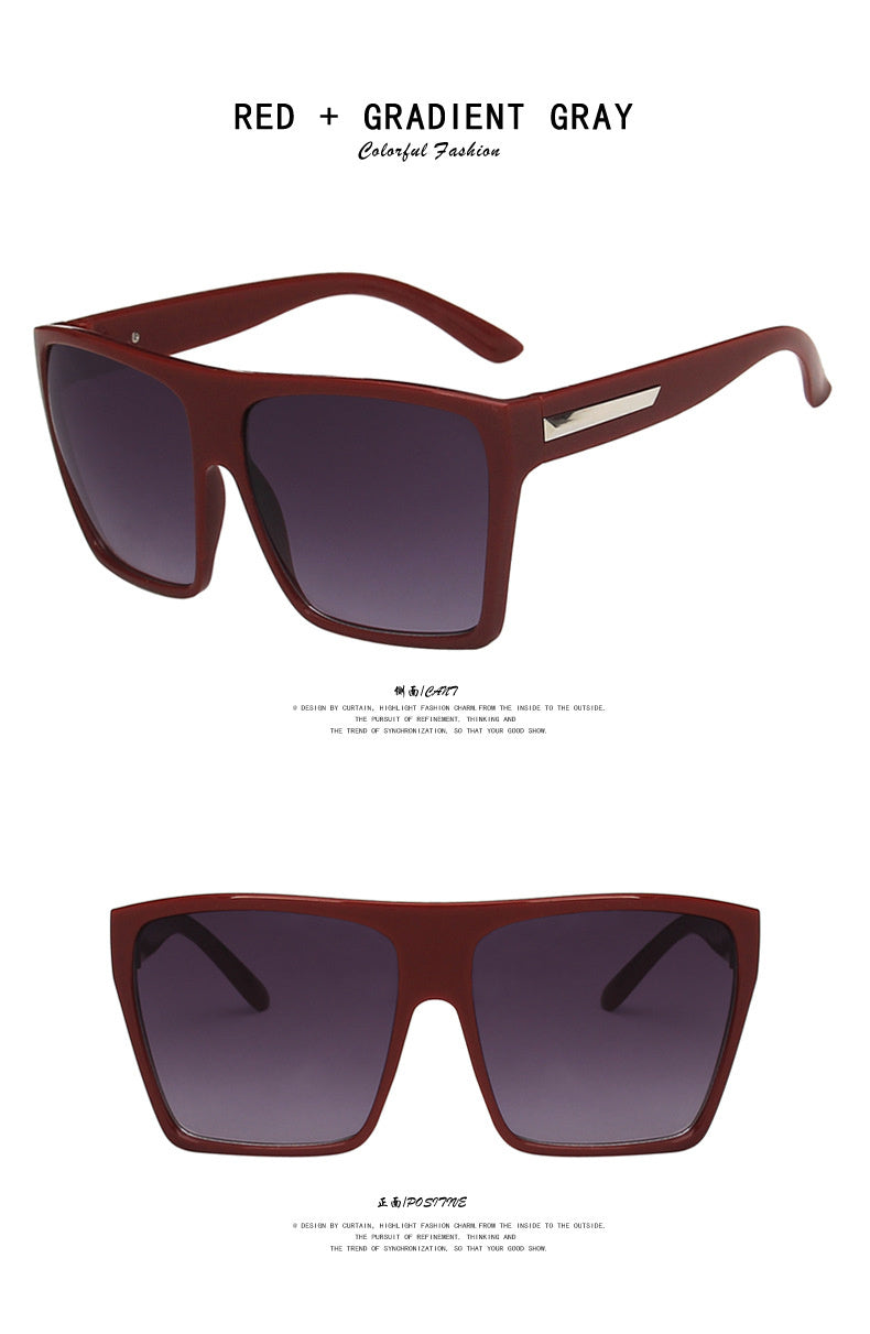 Lunettes de soleil à large monture Lunettes de soleil personnalisées