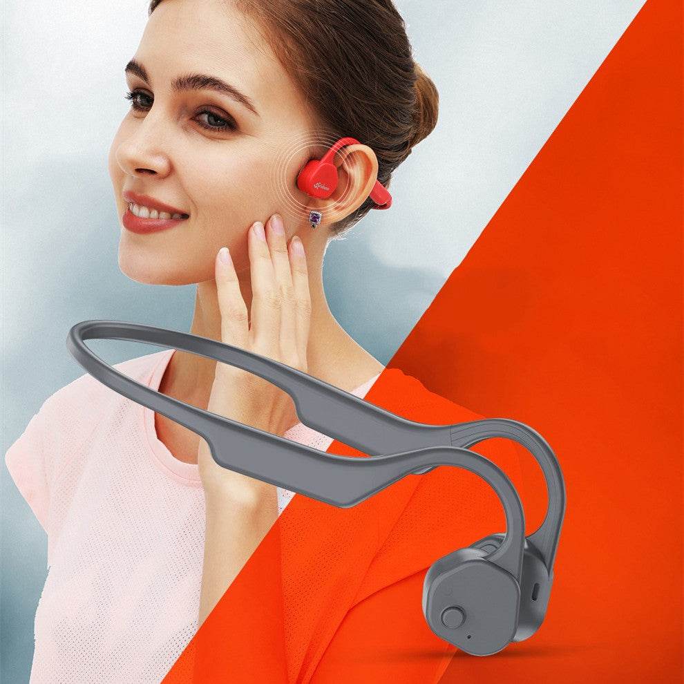 Casque Bluetooth de sport à conduction aérienne E300 Gris Noir - Style & confort