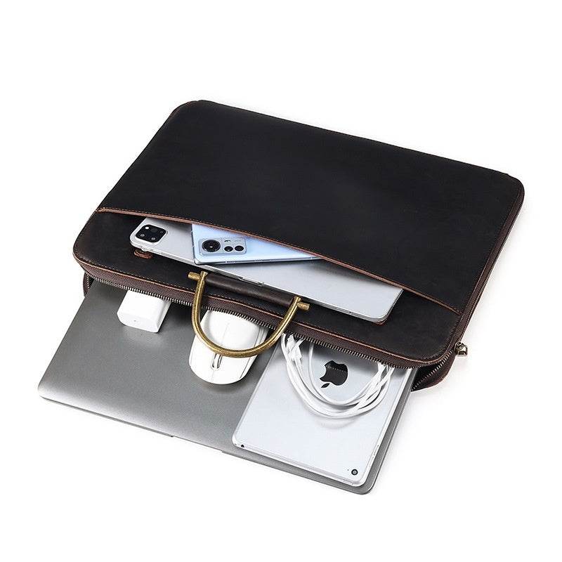 Sac à main d'affaires pour homme en cuir - Style & confort