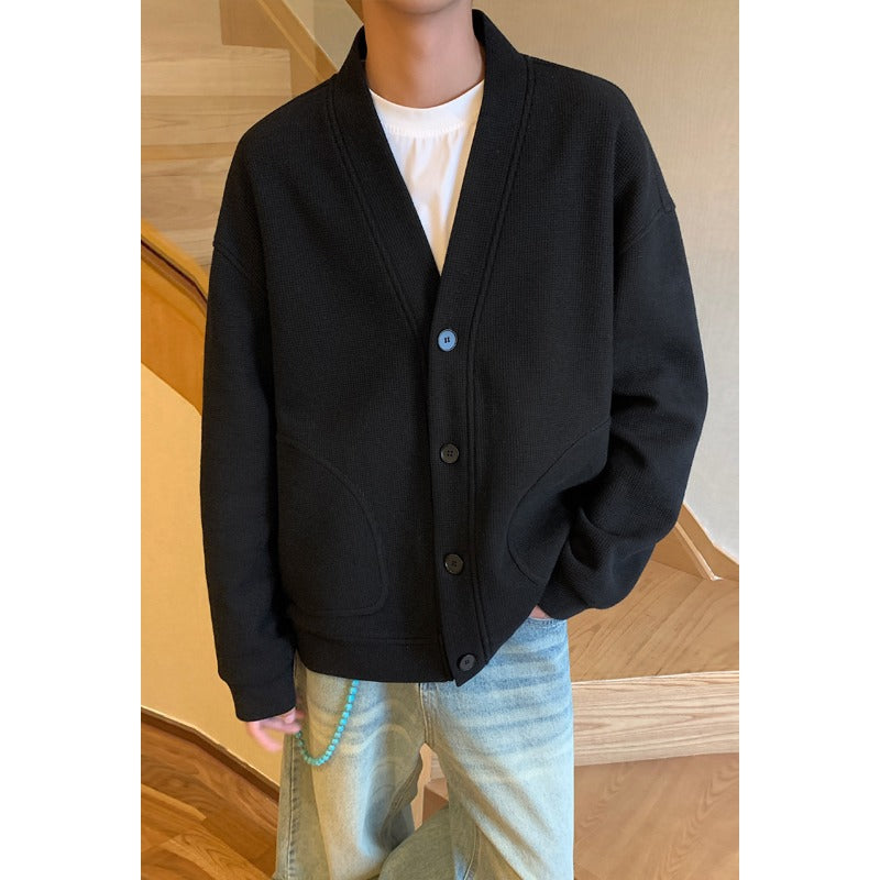 Men's Loose Long-sleeve Versatile Lazy Jacket