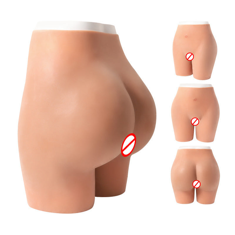 Pure silicone pantyhose with fake buttocks