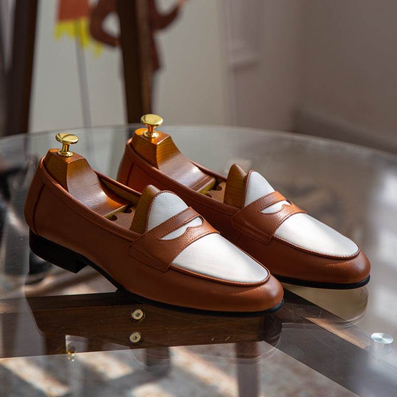 Chaussures décontractées en cuir de qualité - Style & confort