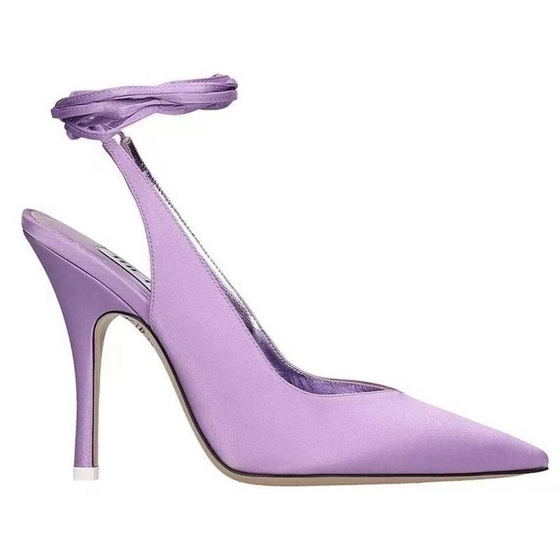 Sandales à talons hauts avec bride à la cheville pointue - Style & confort