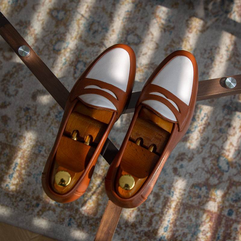 Chaussures décontractées en cuir de qualité - Style & confort