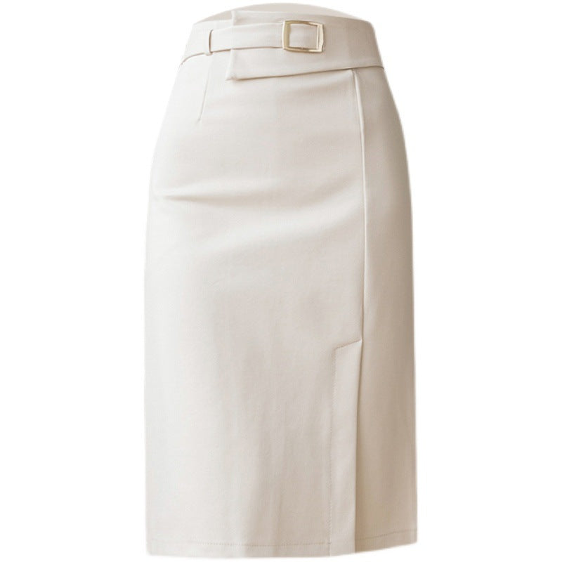 Jupe MIDI taille haute élégante