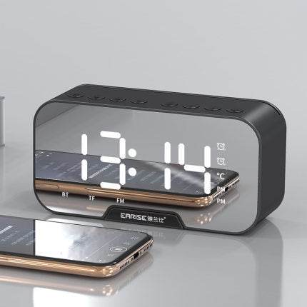 Réveil Horloge Sans Fil Bluetooth, Haut-Parleur mini - Style & confort