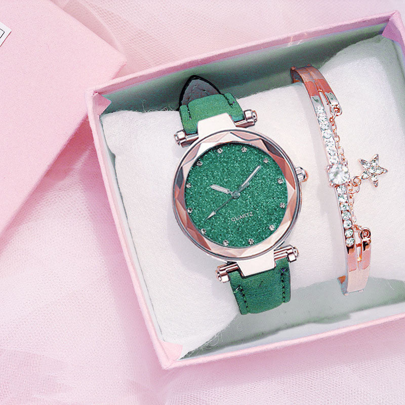 Coffret cadeau montre-bracelet pour femme
