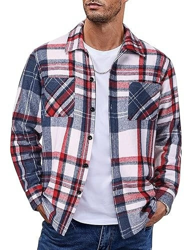 Plaid Casual Long Sleeve Jacket Versatile Shirt