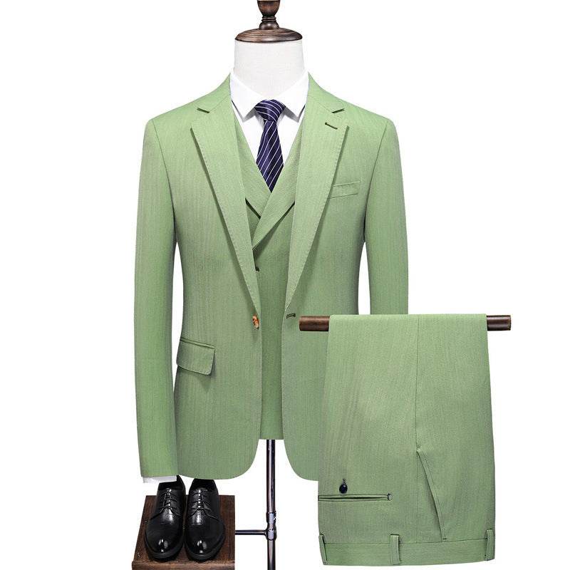 Costume homme vert pomme 3pcs - Style & confort