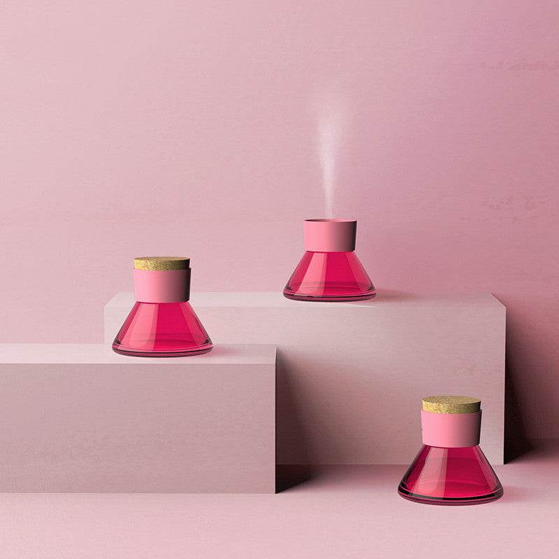 Bouteille de parfum Liushan avec humidificateur à vaporisateur USB - Style & confort
