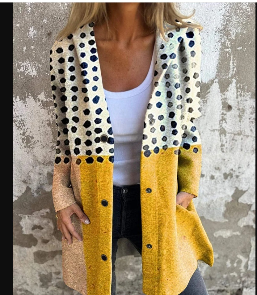 Women's Autumn And Winter Long Loose Coat