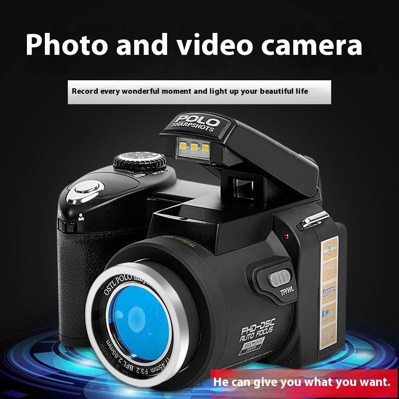 Appareil photo numérique téléobjectif D7100 à mise au point automatique FHD HD - Style & confort