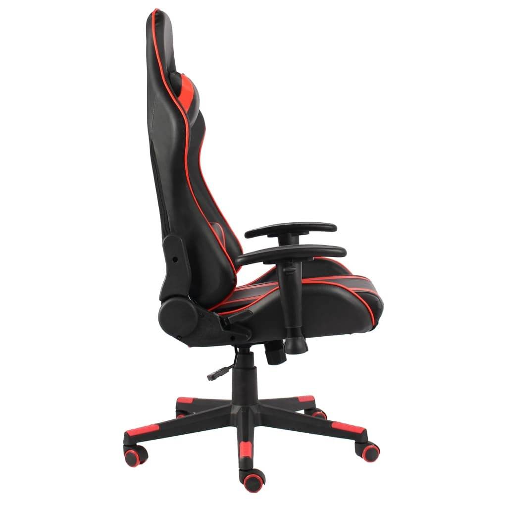 vidaXL Chaise de jeu pivotante en PVC rouge - Style & confort